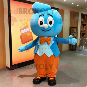 Sky Blue Orange mascotte...