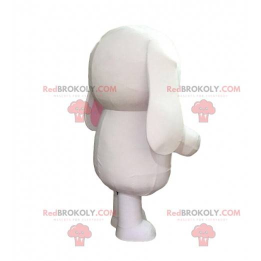 Very funny big white rabbit costume, plushie costume -