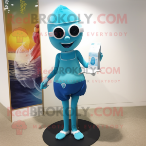 Cyan Hourglass mascotte...