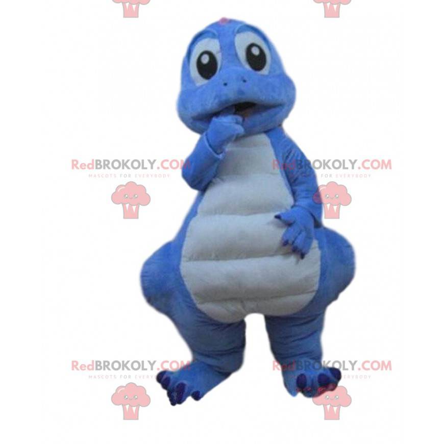 Blauw en wit dinosauruskostuum, drakenkostuum - Redbrokoly.com Blauw en wit dinosauruskostuum, drakenkostuum - Redbrokoly.com
