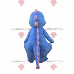 Blue and white dinosaur costume, dragon costume - Redbrokoly.com