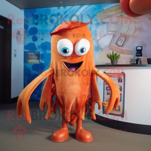 Rust Squid mascotte kostuum...