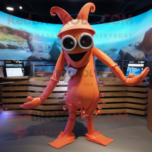 Rust Squid mascotte kostuum...