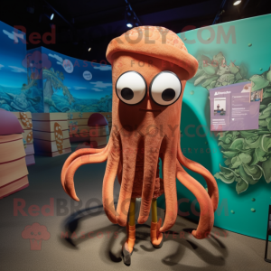 Rust Squid maskot kostume...