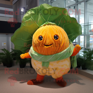 Orange Cabbage mascotte...