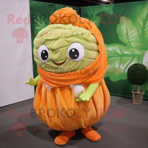 Orange Cabbage maskot...