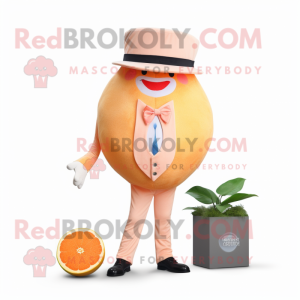 Beige grapefruit mascotte...