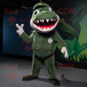 Forest Green Shark maskot...