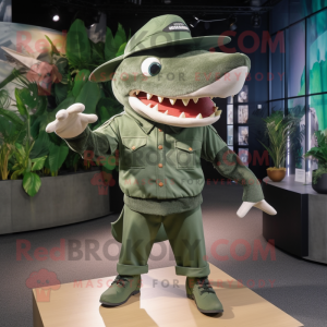 Forest Green Shark mascotte...