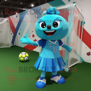 Turkis Soccer Goal maskot...