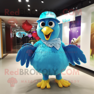 Sky Blue Eagle mascotte...