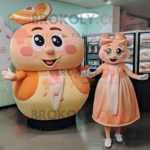 Peach Bagels maskot drakt...