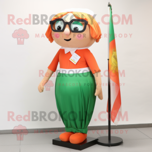 Peach Irish Flag...
