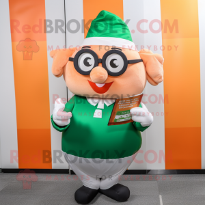 Peach Irish Flag maskot...