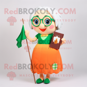 Peach Irish Flag...
