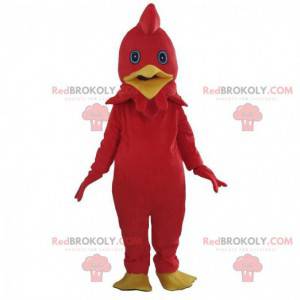 Rød hane kostume, farverig kyllingemaskot - Redbrokoly.com