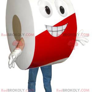 Mascote de fita adesiva de advertência - Redbrokoly.com