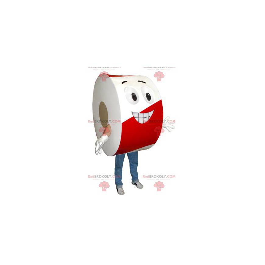 Mascote de fita adesiva de advertência - Redbrokoly.com