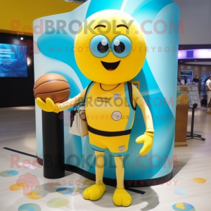 Gul Basketball Ball maskot...