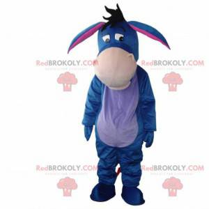 Mascot Eeyore, famous blue donkey in Winnie the Pooh -