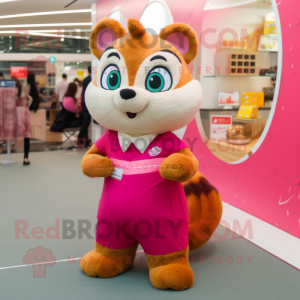 Magenta Chipmunk mascotte...