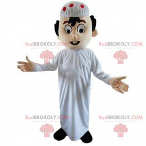 Oriental man mascot, Maghrebian costume, Muslim - Redbrokoly.com