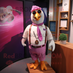 Pink Pigeon mascotte...