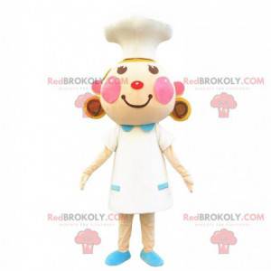 Chica, cocinera, disfraz de chef de restaurante - Redbrokoly.com