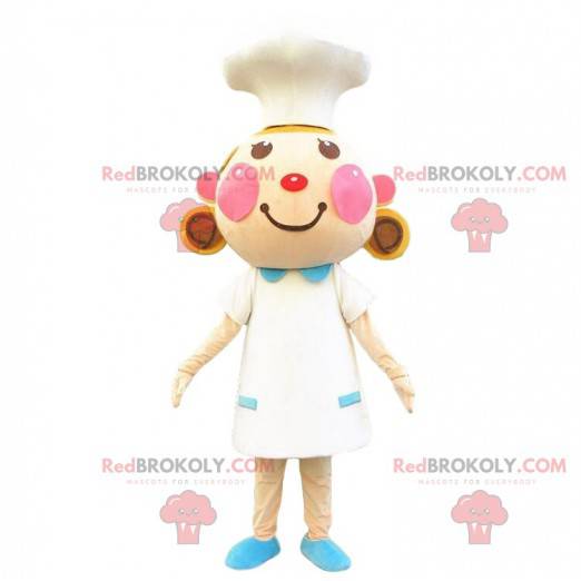 Dziewczyna, kucharz, kostium szefa kuchni - Redbrokoly.com