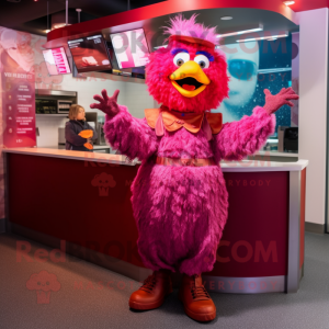 Magenta Fried Chicken w...