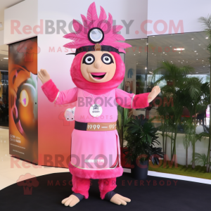 Pink Chief mascotte kostuum...