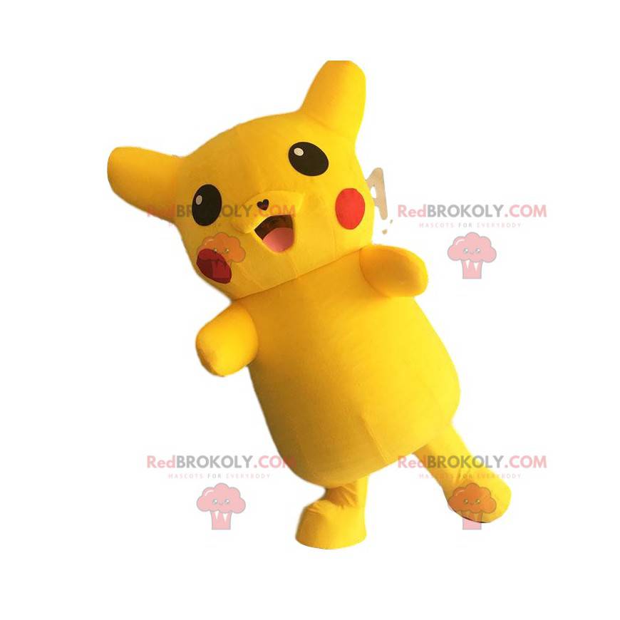 Traje de Pikachu, o famoso Pokémon de mangá amarelo -