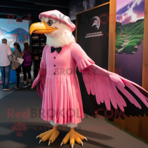 Pink Haast S Eagle mascotte...
