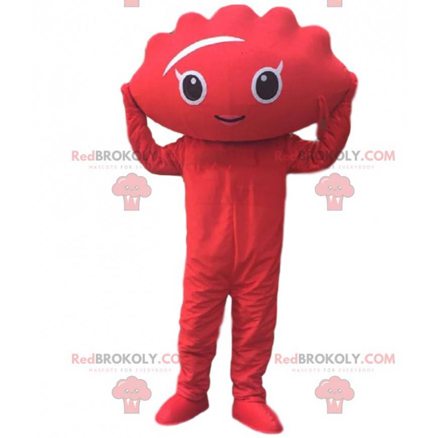 Maskot Jiaozi, Gyoza, červené čínské ravioli - Redbrokoly.com Maskot Jiaozi, Gyoza, červené čínské ravioli - Redbrokoly.com