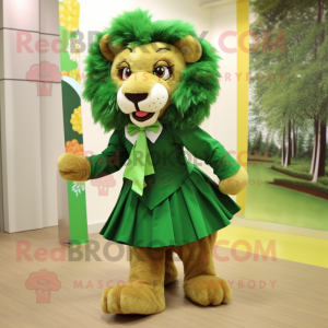 Forest Green Lion maskot...