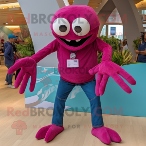 Magenta Spider mascotte...