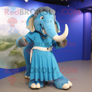 Blue Mammoth mascotte...