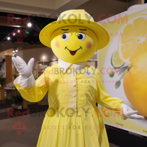  Lemon mascotte kostuum...