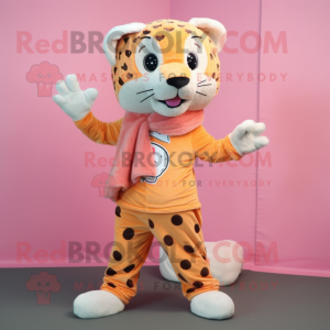 Peach Leopard mascotte...