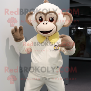 Cream Monkey maskot kostym...
