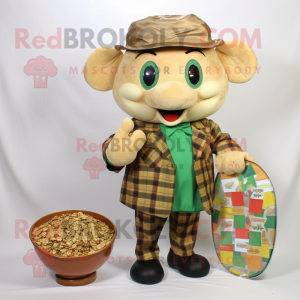 Tan Pot Of Gold maskot...