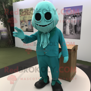 Teal kerkhof mascotte...