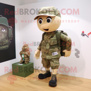  Army Soldier maskot...