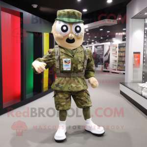  Army Soldier mascotte...