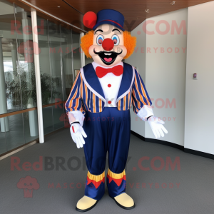 Navy Clown mascotte kostuum...