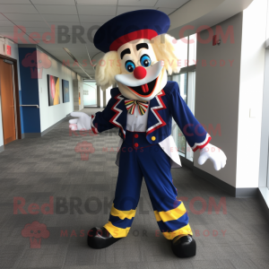 Navy Clown maskot drakt...