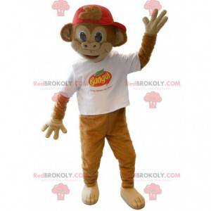 Mascota del mono banga marrón - Redbrokoly.com
