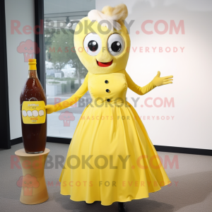  Bottle Of Mustard maskot...