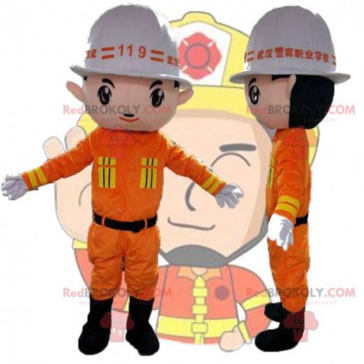 Costume da operaio edile, mascotte tuttofare - Redbrokoly.com