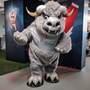 Silver Bison mascotte...